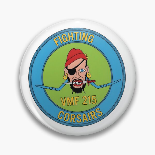 Item preview, USMC VMF-215 "Fighting Corsairs" Fighter Squadron Patch designed and sold by CharlieDesings.
