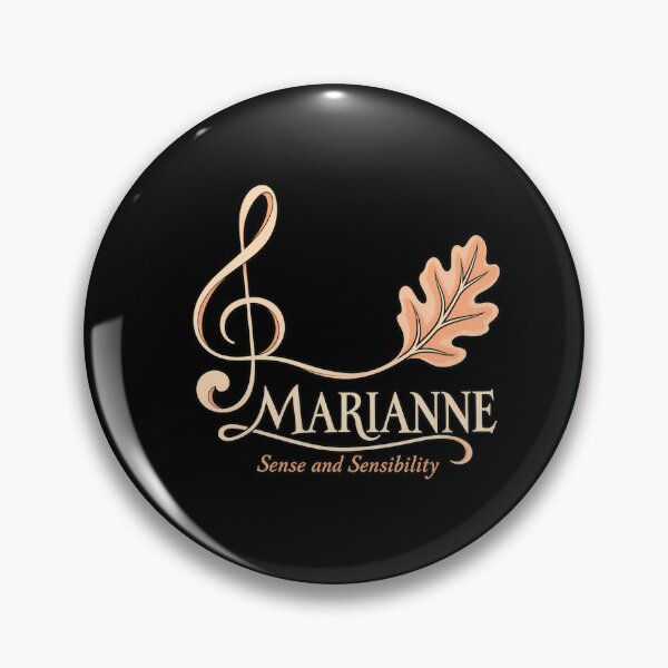 Item preview, Sense and Sensibility: Marianne Treble Clef Oak Leaf designed and sold by Fenay Designs.