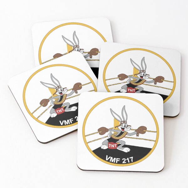 Item preview, Parche del escuadrón de cazas VMF-217 "Max's Bad Boys" del Cuerpo de Marines de EE. UU. designed and sold by CharlieDesings.