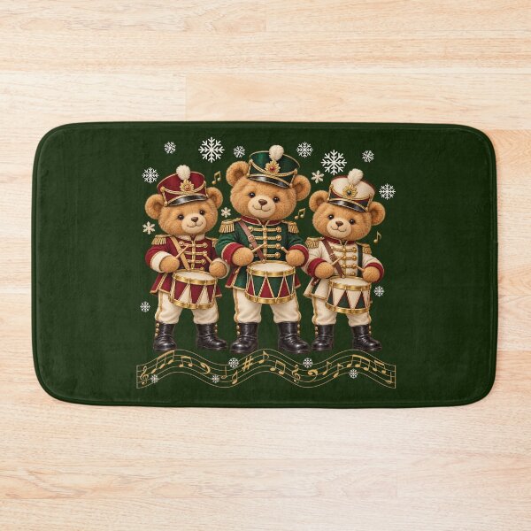 Item preview, Christmas Nutcracker Teddy Bear Drummers Winter Holiday designed and sold by Cute & Sassy Custom Gifting Boutiques.