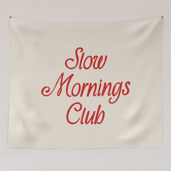 Item preview, Slow Mornings Club (Vintage Edition) designed and sold by Paigaam.