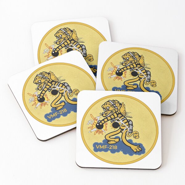 Item preview, USMC VMF-218 "Hellions" Fighter Squadron Patch    designed and sold by CharlieDesings.