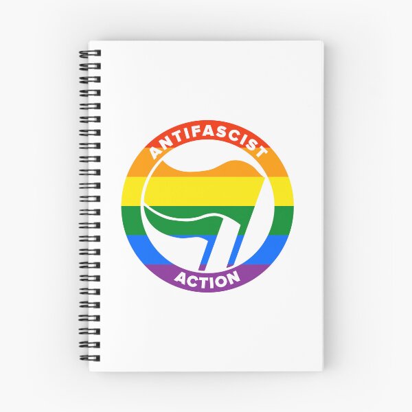 Item preview, LGBT Flag Antifa - Rainbow Antifascist Action Logo designed and sold by AntifaShop.