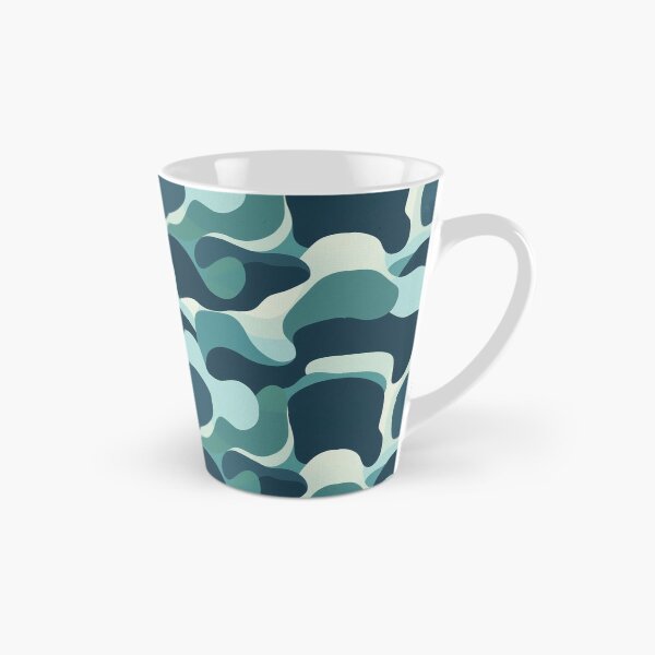 Item preview, Deep ocean palette abstract pattern designed and sold by DuliDoodles.
