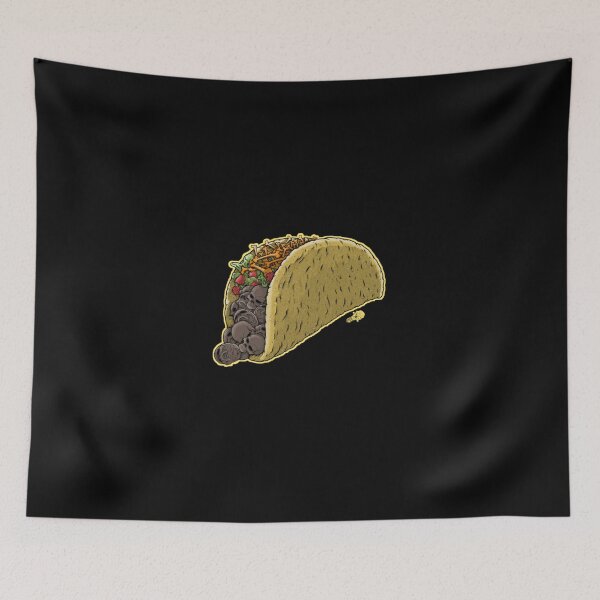 Item preview, Horror Skull Taco Mexican Food Graphic designed and sold by EricPaige123.