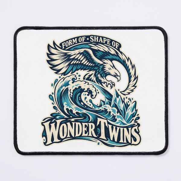 Item preview, Wonder Twins Form of Water Shape of Eagle Woodcut designed and sold by Witcrafters.