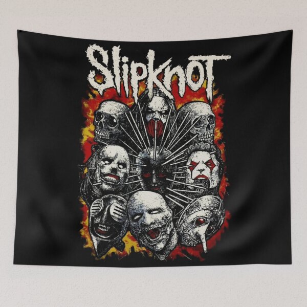 Item preview, Slipknot Original Custom Vintage Music Poster Wall Art Tee Shirt Design designed and sold by Cool Robot Bro..
