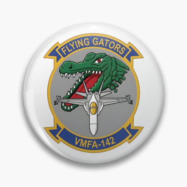 Item preview, USMC VMFA-142 "Flying Gators" Fighter Attack Squadron Patch    designed and sold by CharlieDesings.