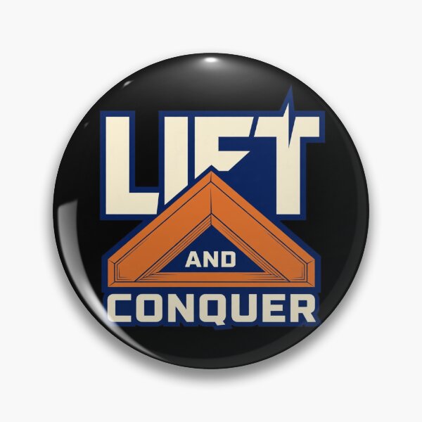 Item preview, Lift and Conquer – Bodybuilding Gym Workout Design, Weightlifting & Strength Training, Powerlifting, Muscle Building, Heavy Lifting, Fitness Motivation, Progressive Overload, Strongman Gym Gift designed and sold by Typologystudios.