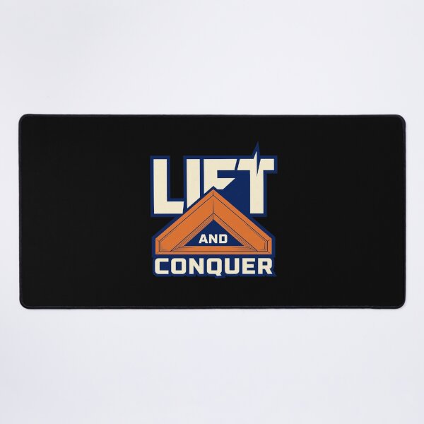 Item preview, Lift and Conquer – Bodybuilding Gym Workout Design, Weightlifting & Strength Training, Powerlifting, Muscle Building, Heavy Lifting, Fitness Motivation, Progressive Overload, Strongman Gym Gift designed and sold by Typologystudios.
