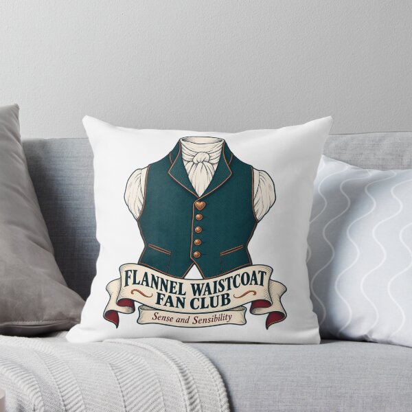 Item preview, Sense and Sensibility: Flannel Waistcoat Fan Club designed and sold by Fenay Designs.
