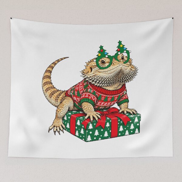 Item preview, Christmas Bearded Dragon designed and sold by andre-hollow.