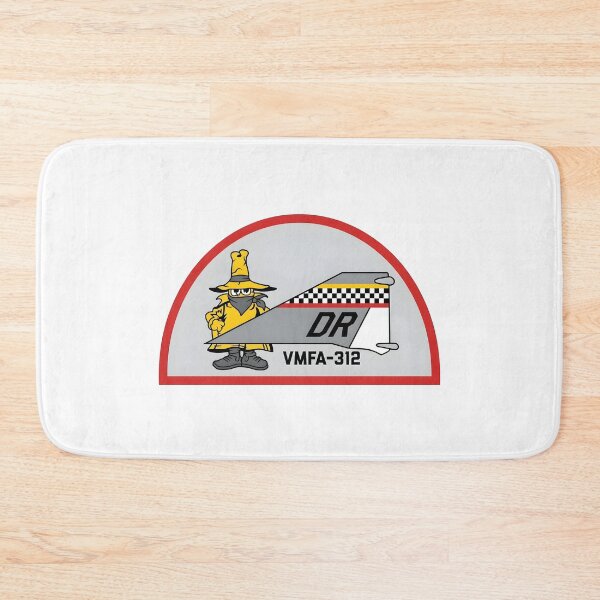 Item preview, USMC VMFA-312 "Checkerboards" Aircraft Tail Semi-Circle Patch designed and sold by CharlieDesings.
