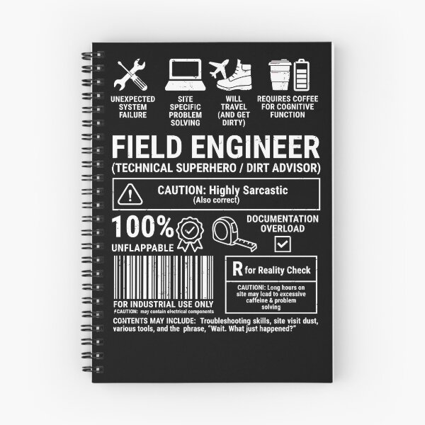 Item preview, Field Engineer Technical Superhero Dirt Advisor Funny Job Graphic designed and sold by DesignedByMarty.
