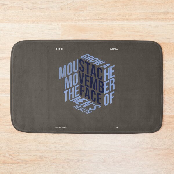 Item preview, Grow a Moustache Movember The Face Of Men's Health designed and sold by RR-Arts.