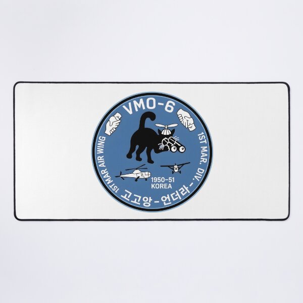 Item preview, USMC VMO-6 "Tomcats" Marine Observation Squadron 6 Korean War Patch designed and sold by CharlieDesings.