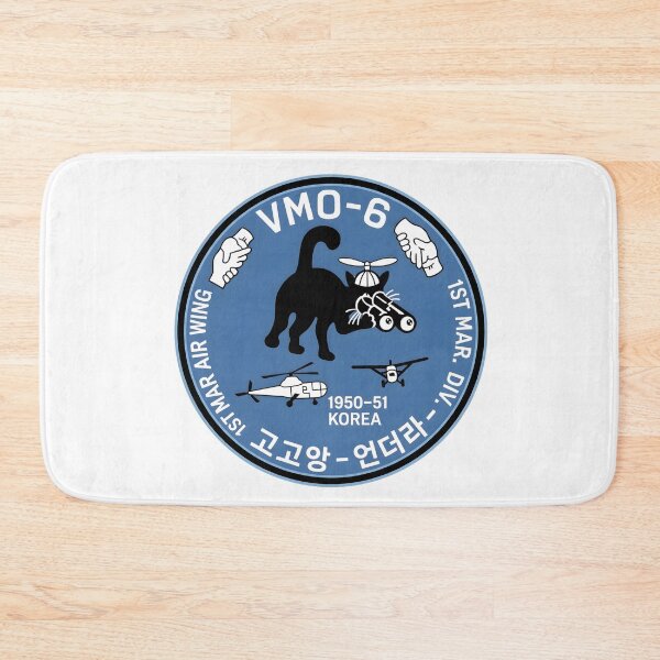 Item preview, USMC VMO-6 "Tomcats" Marine Observation Squadron 6 Korean War Patch designed and sold by CharlieDesings.
