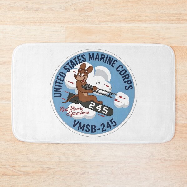 Item preview, USMC VMSB-245 "Red Mouse Squadron" Scout Bombing Patch designed and sold by CharlieDesings.