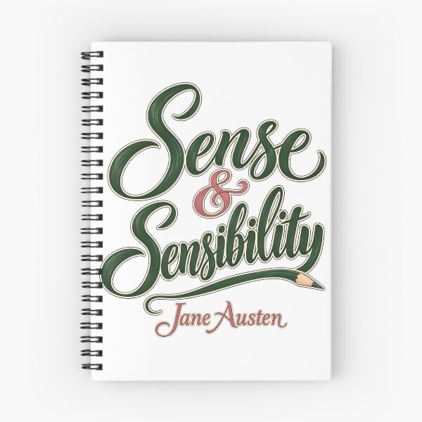 Item preview, Sense and Sensibility: Green Script Pencil Flourish designed and sold by Fenay Designs.