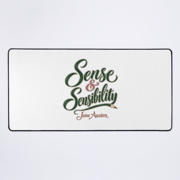 Item preview, Sense and Sensibility: Green Script Pencil Flourish designed and sold by Fenay Designs.