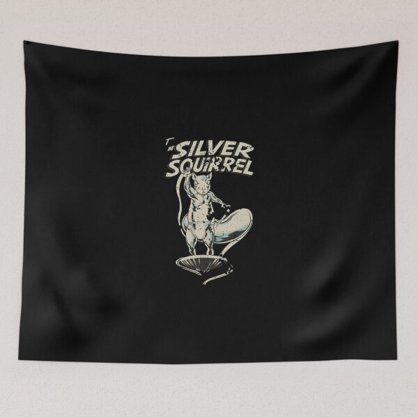 Item preview, The Silver Squirrel Futuristic Space Mascot designed and sold by EricPaige123.