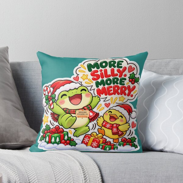 Item preview, MORE SILLY. MORE MERRY. 2026 BY NAGGINGSTICKERSCO. NAGGING FROGGIE'S A VERY NAGGING CHRISTMAS! COLLECTION | GREEN Edition | No.02 designed and sold by LaMaisonOfMY.