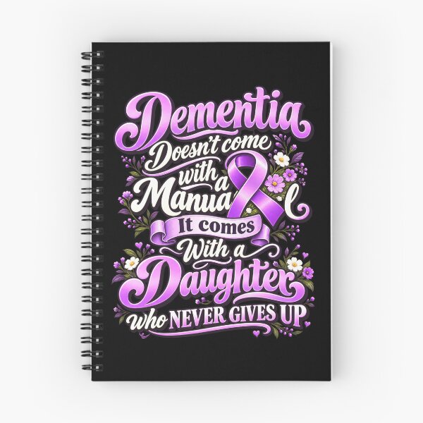 Item preview, Dementia Doesn't Come With A Manual It Comes With A Daughter Who Never Gives Up Dementia Awareness Caregiver Support designed and sold by FolkGraphics.