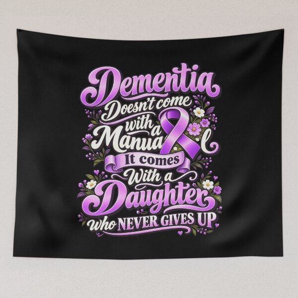 Item preview, Dementia Doesn't Come With A Manual It Comes With A Daughter Who Never Gives Up Dementia Awareness Caregiver Support designed and sold by FolkGraphics.