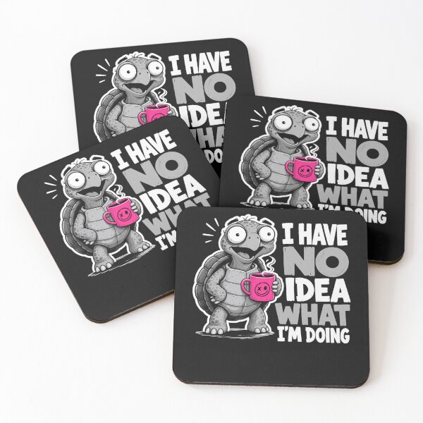 Item preview, Funny Turtle Coffee No Idea What Im Doing designed and sold by AilinsDesigns.
