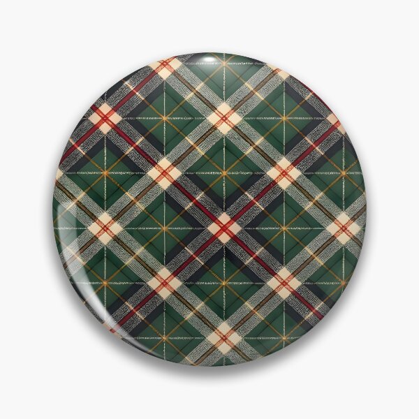 Aperçu de l'œuvre Motif à carreaux losanges Argyll vert classique créée et vendue par Sybille-Yates.