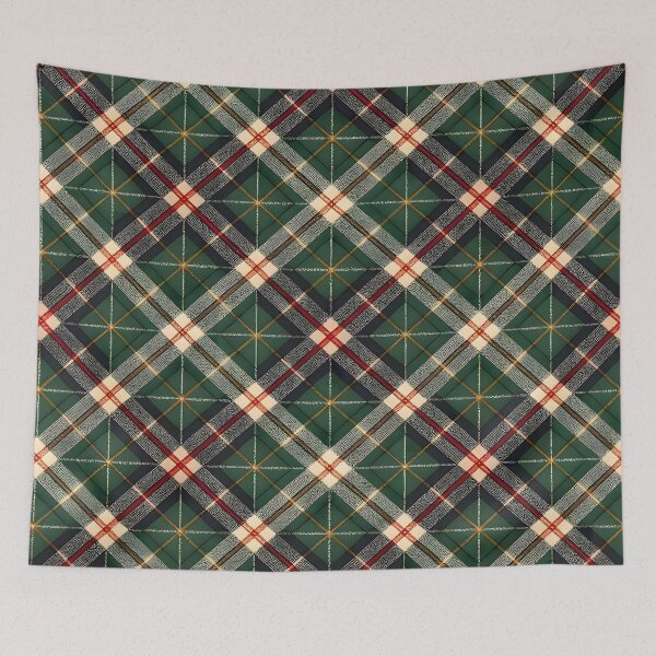 Item preview, Patrón clásico de cuadros escoceses Argyll de rombos en verde designed and sold by Sybille-Yates.