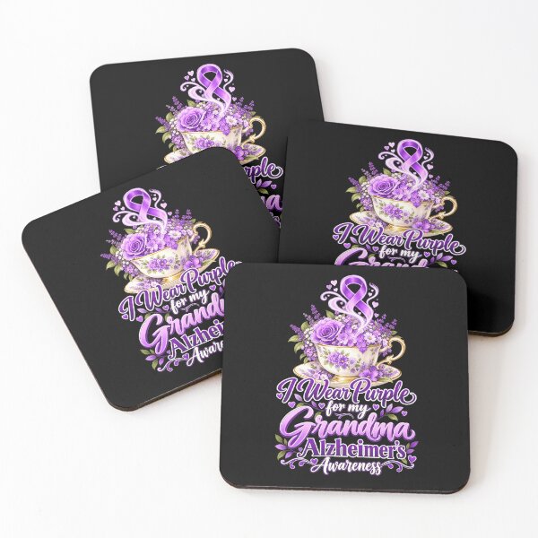 Item preview, I Wear Purple For My Grandma Alzheimer's Awareness Grandchild Supporter designed and sold by FolkGraphics.