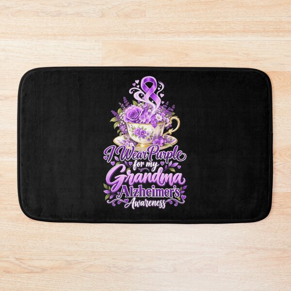 Item preview, I Wear Purple For My Grandma Alzheimer's Awareness Grandchild Supporter designed and sold by FolkGraphics.