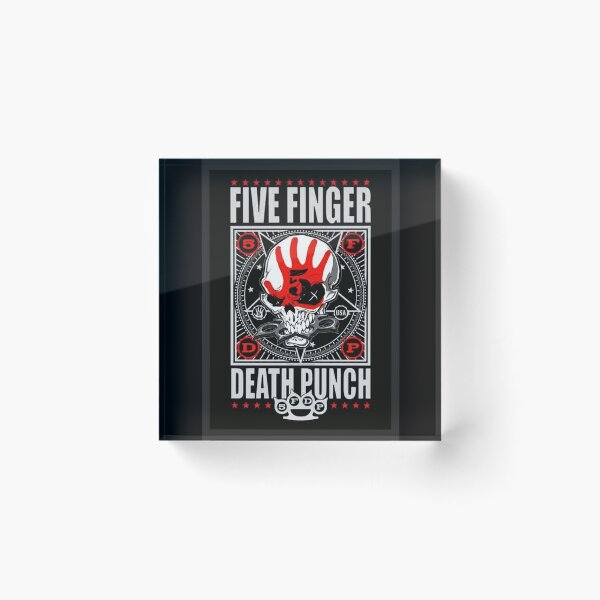 Item preview, Five Finger Death Punch Original Custom Vintage Music Poster Wall Art Tee Shirt Design designed and sold by Cool Robot Bro..