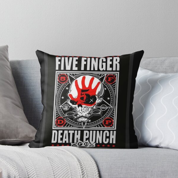 Item preview, Five Finger Death Punch Original Custom Vintage Music Poster Wall Art Tee Shirt Design designed and sold by Cool Robot Bro..