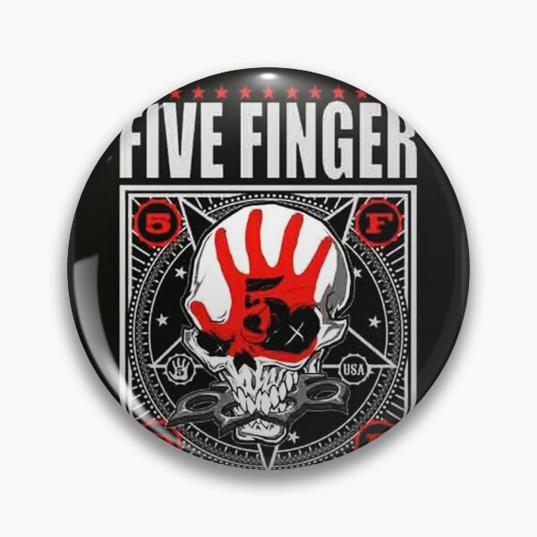 Item preview, Five Finger Death Punch Original Custom Vintage Music Poster Wall Art Tee Shirt Design designed and sold by Cool Robot Bro..