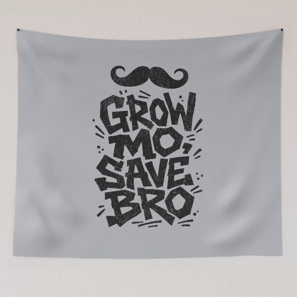 Aperçu de l'œuvre Grow Mo Save Bro Movember créée et vendue par RR-Arts.