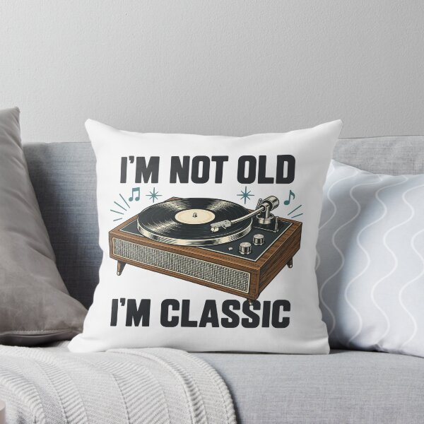Item preview, I'm Not Old I'm Classic Retro Vinyl Record Player designed and sold by andre-hollow.