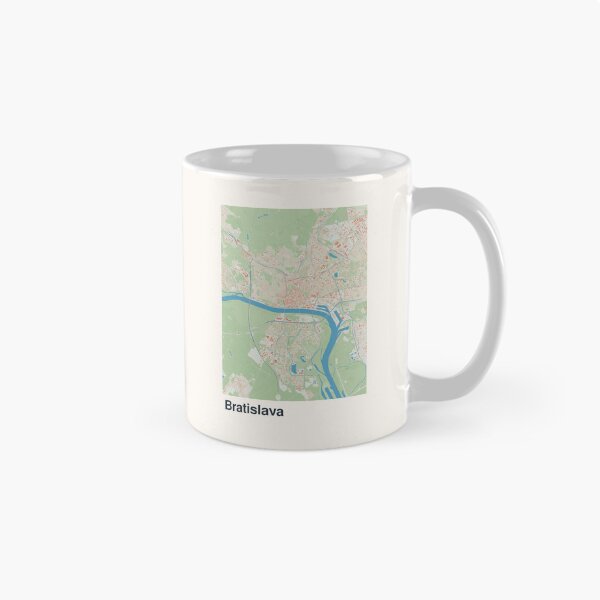 Item preview, Bratislava Minimalistic Map Art designed and sold by MapsNerd.