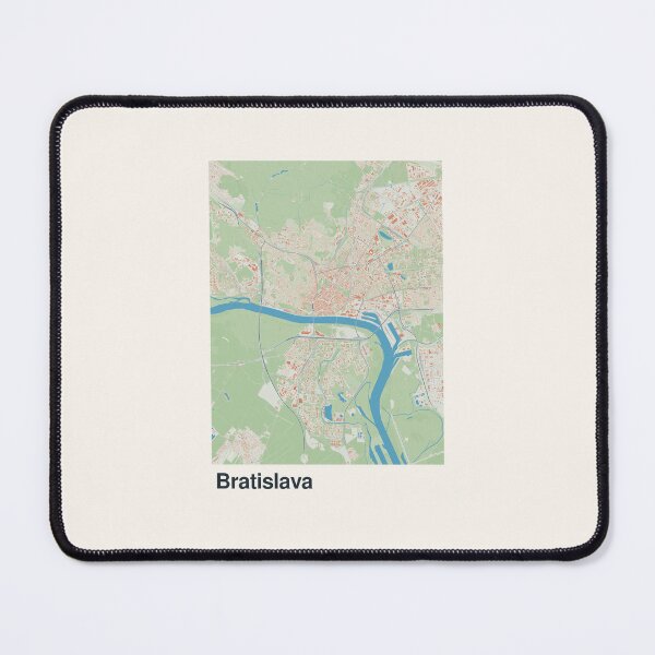 Item preview, Bratislava Minimalistic Map Art designed and sold by MapsNerd.