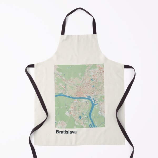Item preview, Bratislava Minimalistic Map Art designed and sold by MapsNerd.