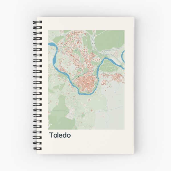 Item preview, Toledo Minimalistic Map Art designed and sold by MapsNerd.