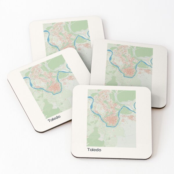 Item preview, Toledo Minimalistic Map Art designed and sold by MapsNerd.