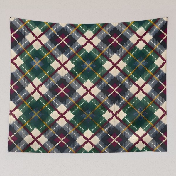 Item preview, Clásico estampado de cuadros escoceses Argyll con diseño de rombos. designed and sold by Sybille-Yates.