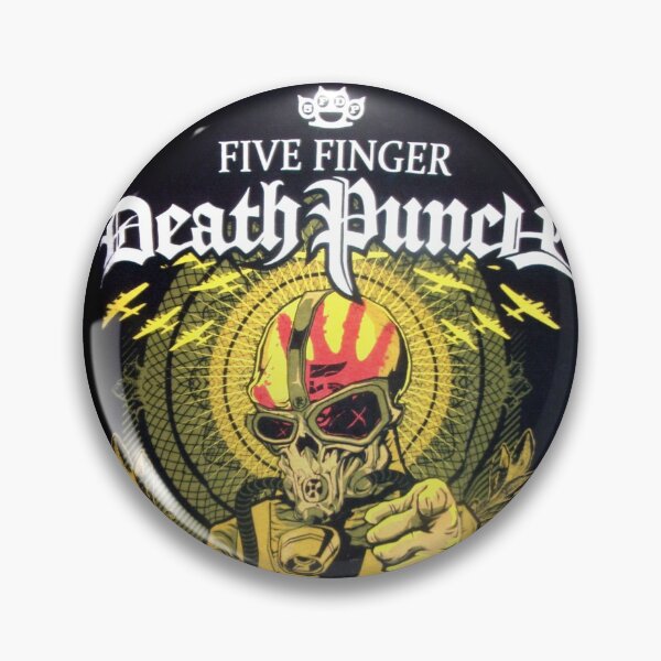 Item preview, Five Finger Death Punch Original Custom Vintage Music Poster Wall Art Tee Shirt Design designed and sold by Cool Robot Bro..