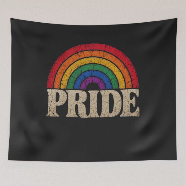 Item preview, Vintage Pride Rainbow Queer Community Art designed and sold by AilinsDesigns.