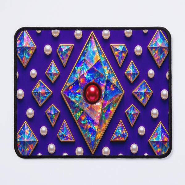 Item preview, Magical Cosmic Crystal - Holographic Vitray Jewel designed and sold by Breezes-of-Ida.