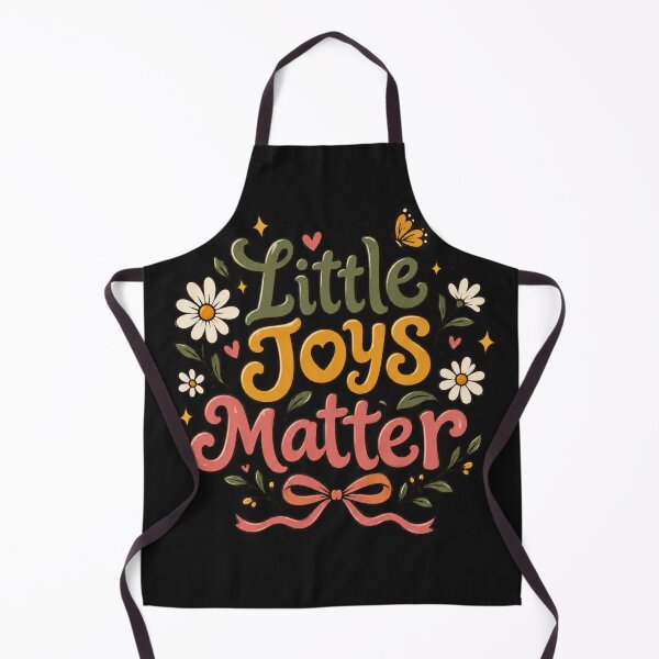 Item preview, Little Joys Matter Cute Floral Positive Quote designed and sold by Sanika arts .