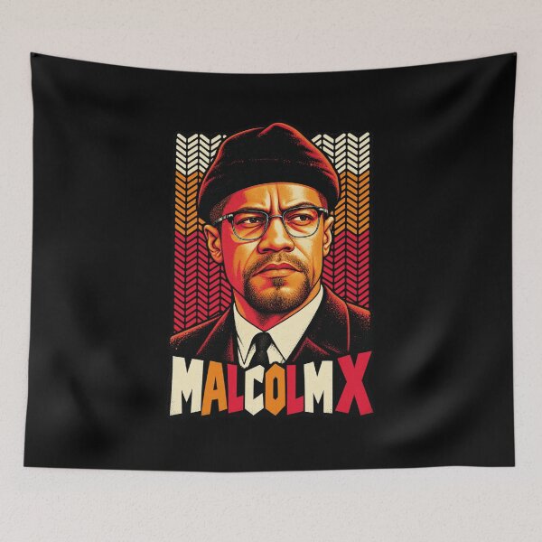 Aperçu de l'œuvre Malcolm X créée et vendue par tambustore.