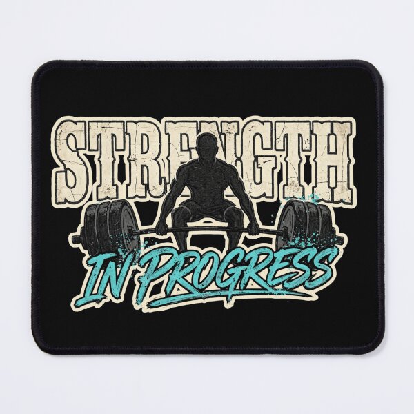 Item preview, Strength in Progress – Bodybuilding Gym Workout Design, Strength Training & Weightlifting, Muscle Building, Fitness Motivation, Heavy Lifting, Progressive Overload, Powerlifting, Gym Gift designed and sold by Typologystudios.